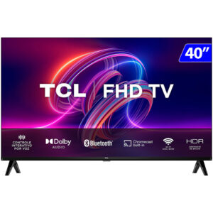 TV 40P TCL LED SMART WIFI FULL HD ANDROID COMANDO