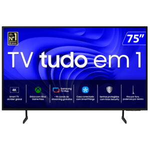 TV 75P SAMSUNG CRYSTAL SMART 4K COMANDO VOZ