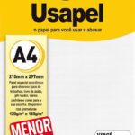 Papel Vergê /A4 180g/m²/ 50fls Branco