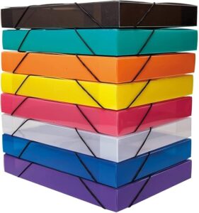 Pasta Aba Elástica, Dello  Multicor, 335mm x 235mm x 40mm