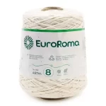 Barbante EuroRoma CRU n°8 - 600g 0100- Cru