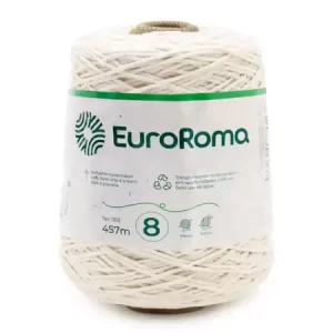 Barbante EuroRoma CRU n°8 - 600g 0100- Cru