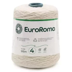 Barbante EuroRoma CRU n°4 - 600g 0100- Cru