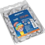 Borracha Ponteira, Mercur B01030, Multicor, Pacote de 100