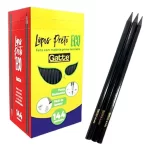 Kit 144 Lápis Preto Eco Escolar Grafite Ponta Resistente