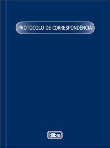 Livro Protocolo de Correspondência Capa Dura 104fls,Tilibra - 1 un